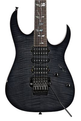 Ibanez J Custom RG8570Z Limited Run Electric Guitar Black Rutile